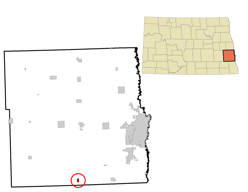 Locator map of Leonard
