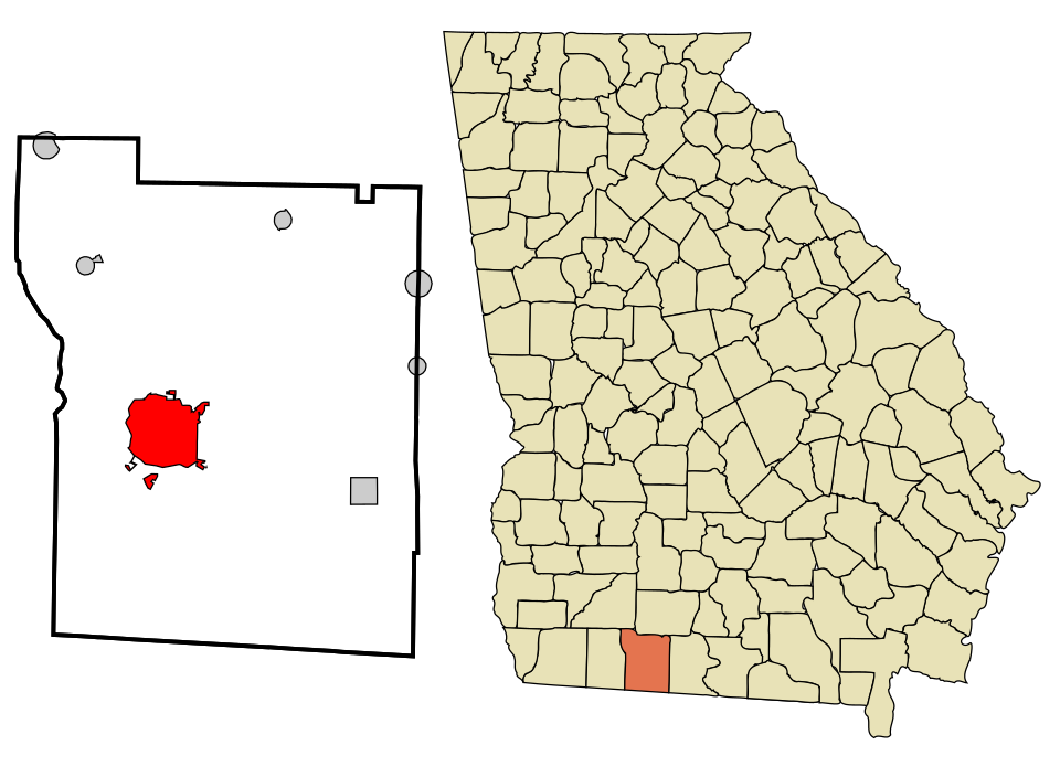 Map of Thomasville