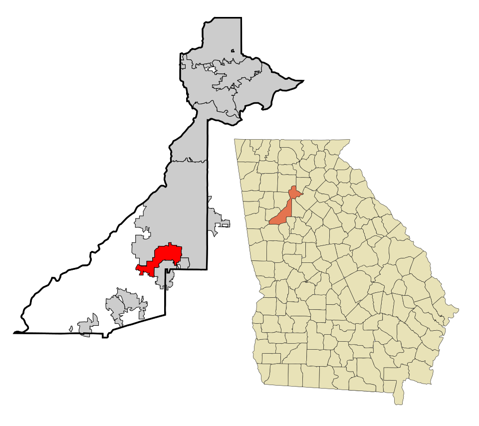 Locator map of East Point