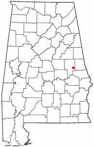 Locator map of Camp Hill