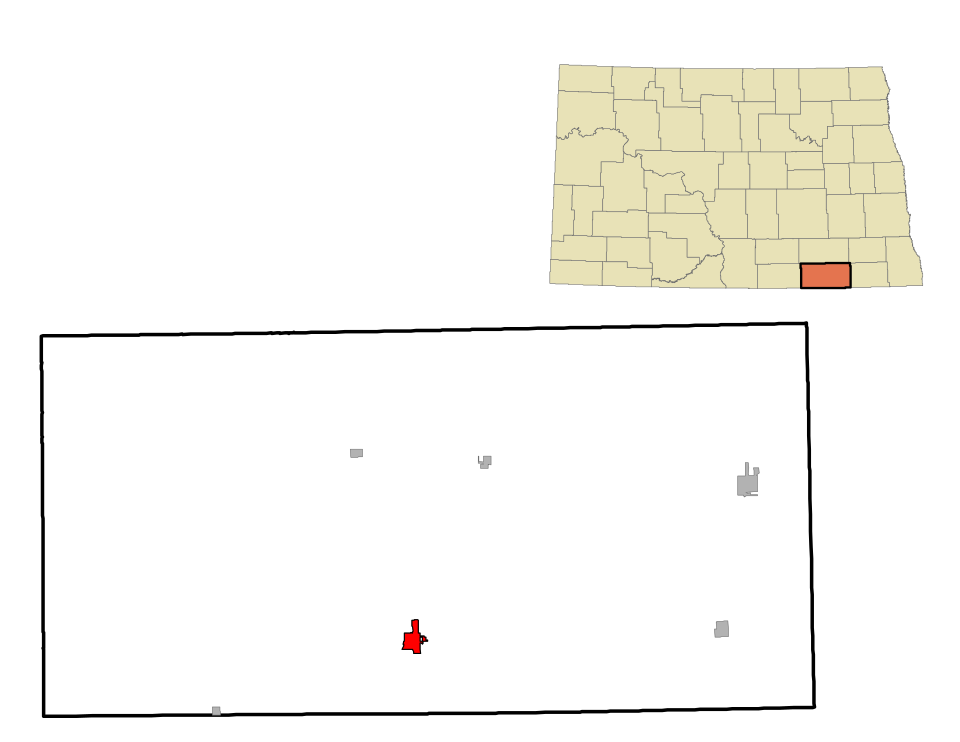 Locator map of Ellendale