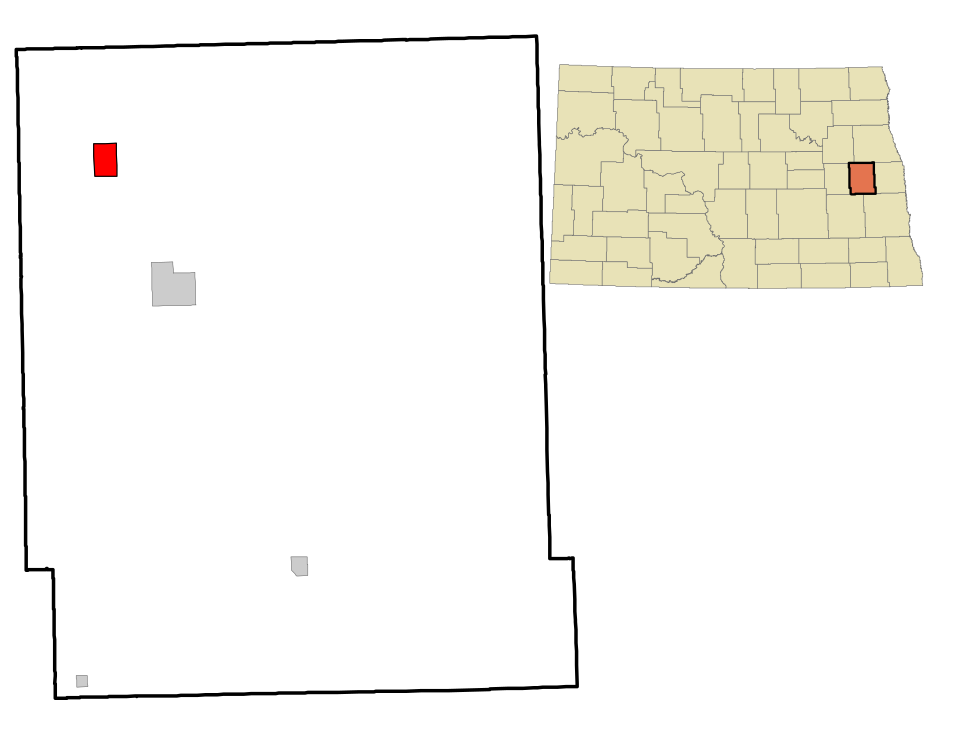 Locator map of Sharon