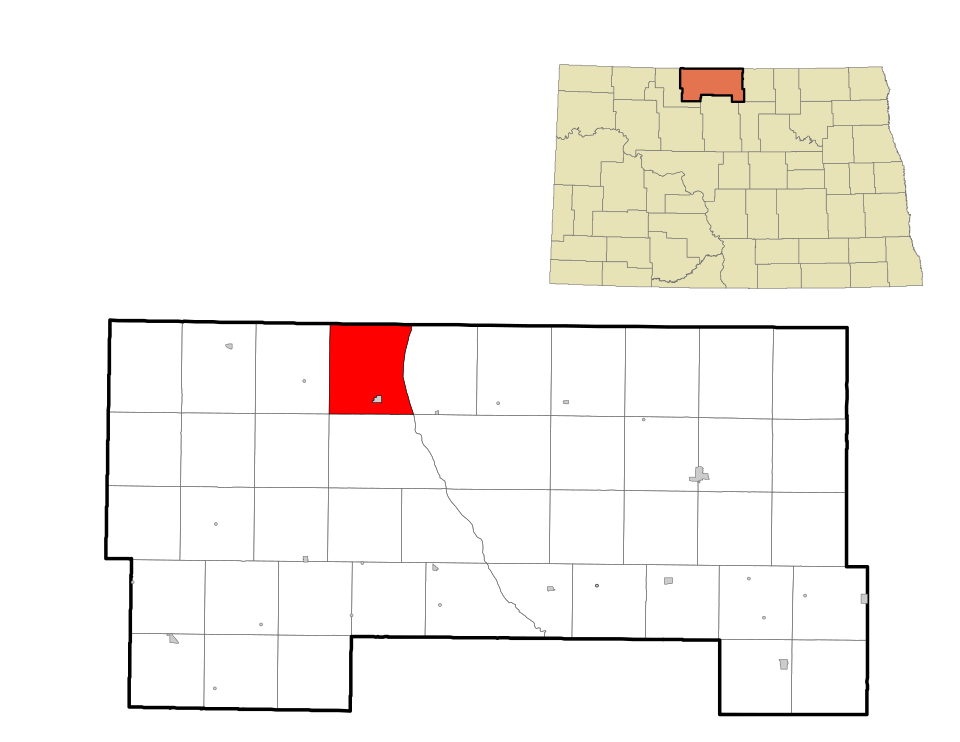 Locator map of Richburg