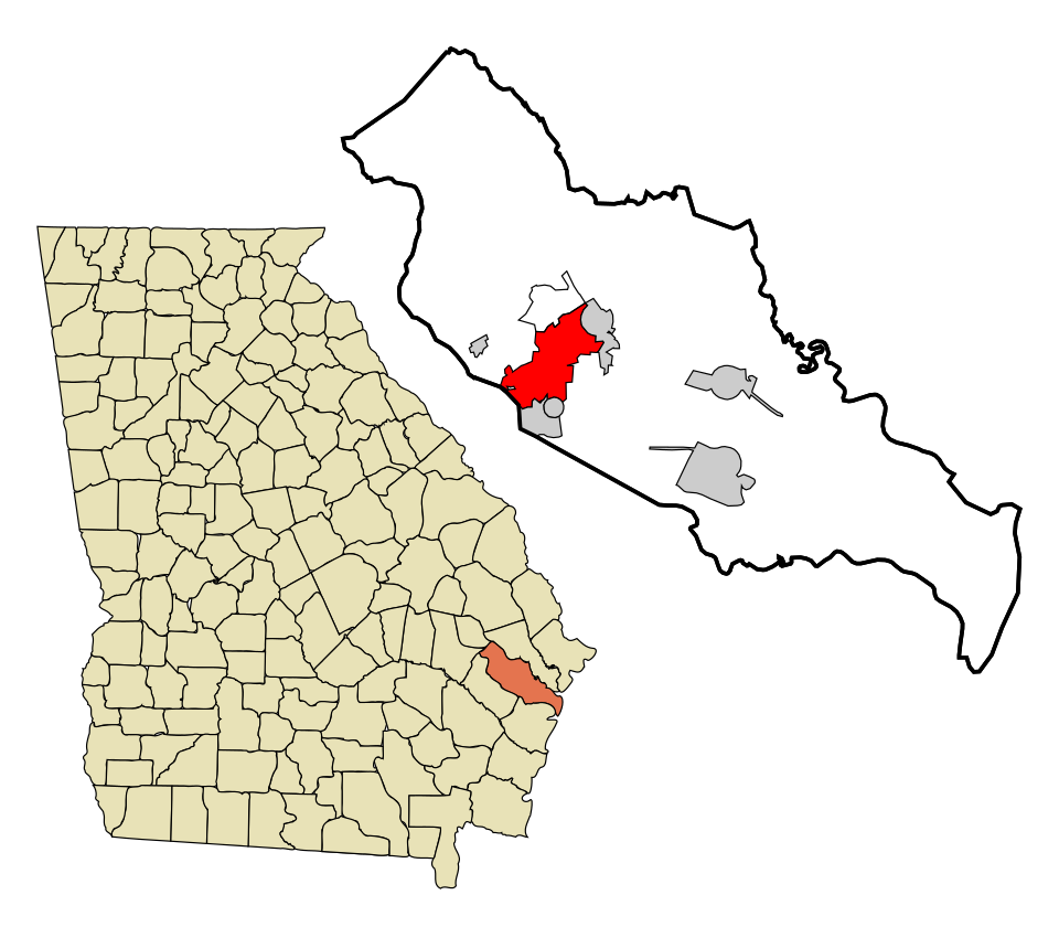 Map of Hinesville