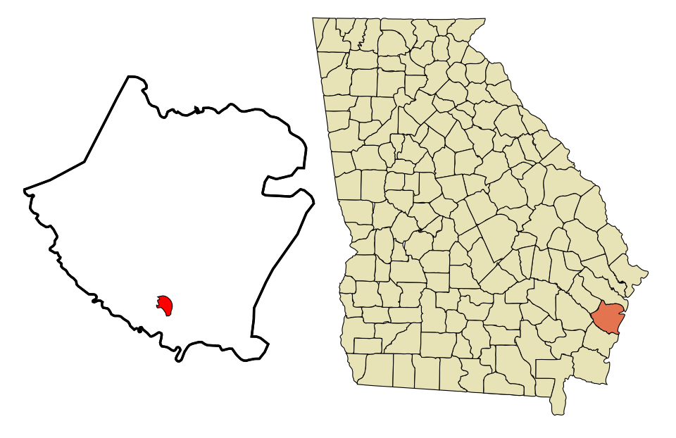 Locator map of Darien