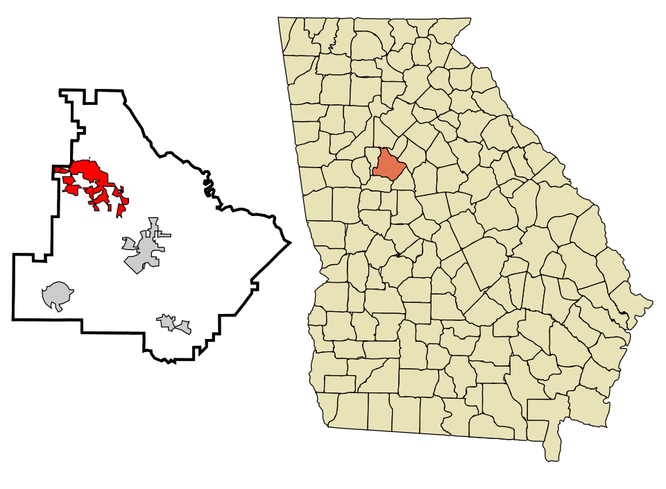 Locator map of Stockbridge