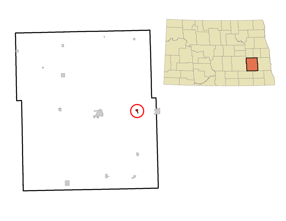 Locator map of Oriska