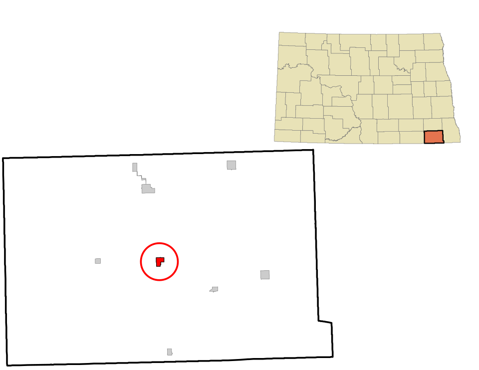 Locator map of Forman