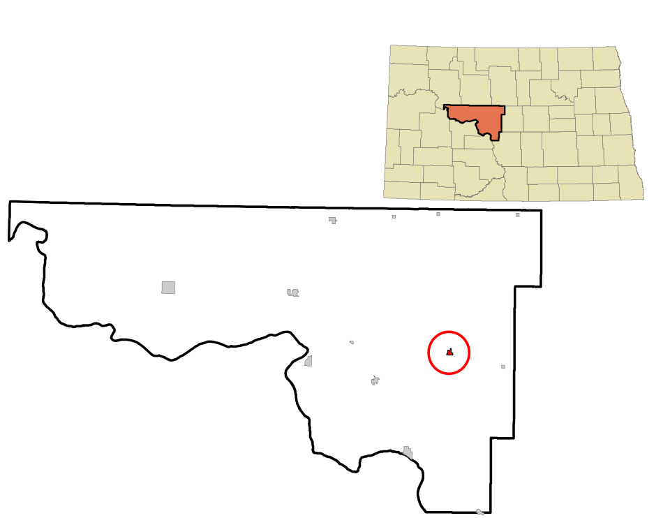 Locator map of Turtle Lake
