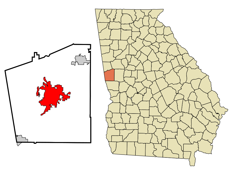Locator map of LaGrange