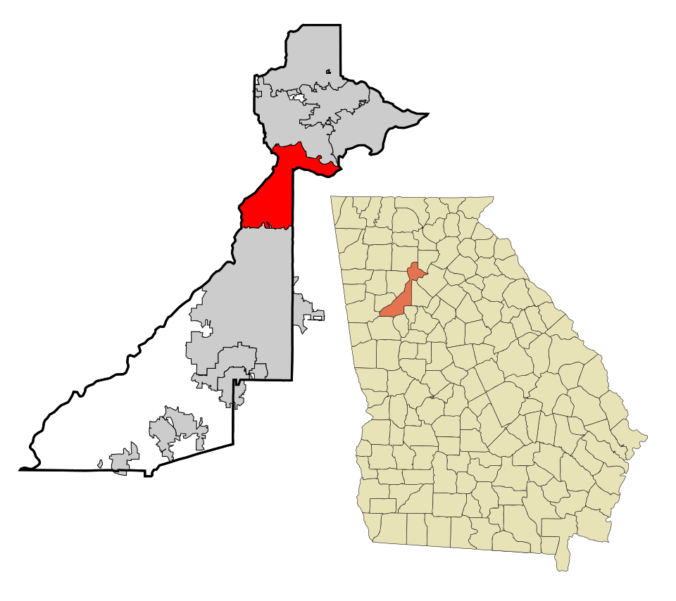Map of Sandy Springs