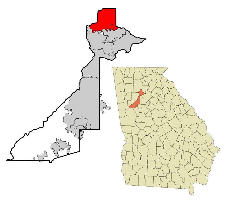 Locator map of Milton