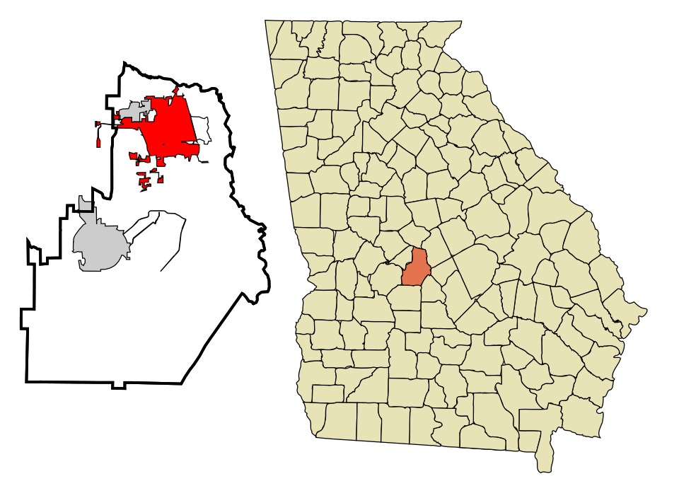 Map of Warner Robins