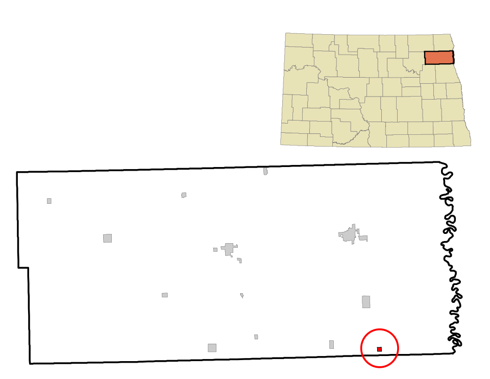 Locator map of Ardoch