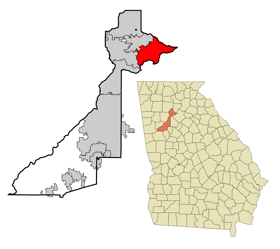 Map of Johns Creek