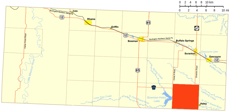 Locator map of Goldfield