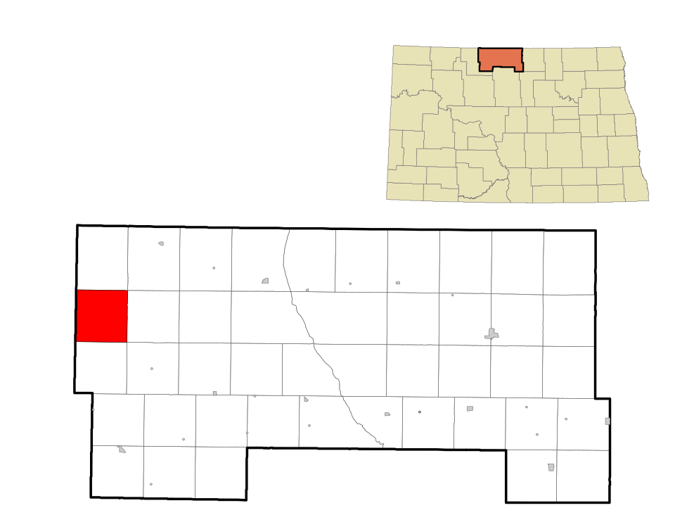 Locator map of Hoffman