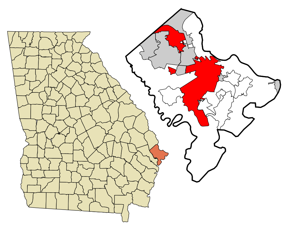 Map of Savannah