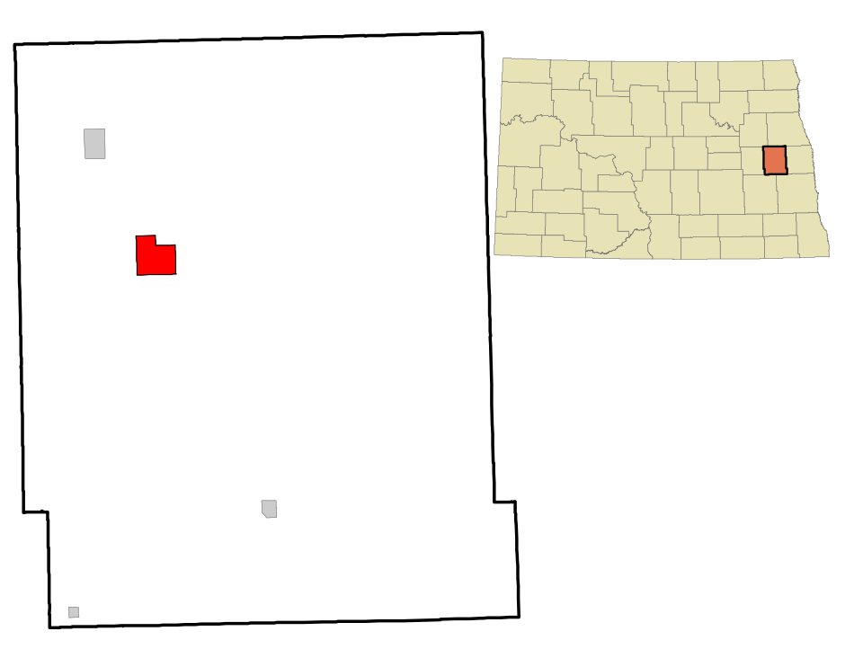 Locator map of Finley
