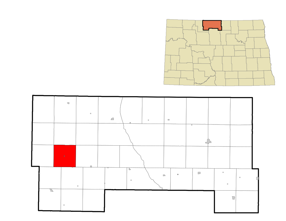 Locator map of Renville