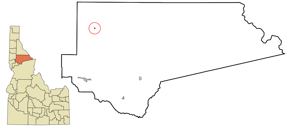 Locator map of Elk River