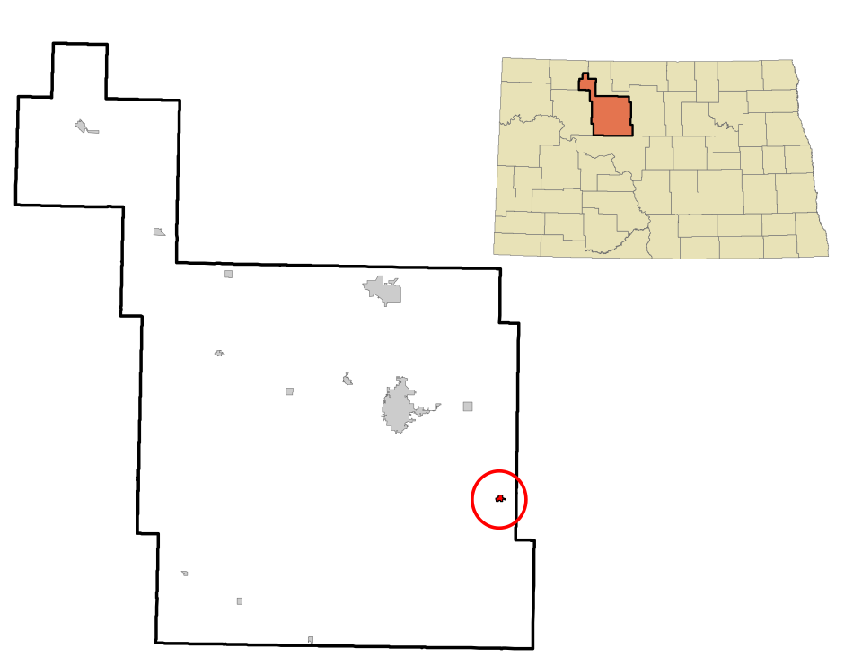 Locator map of Sawyer