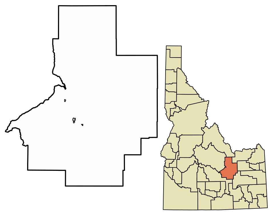 Locator map of Butte