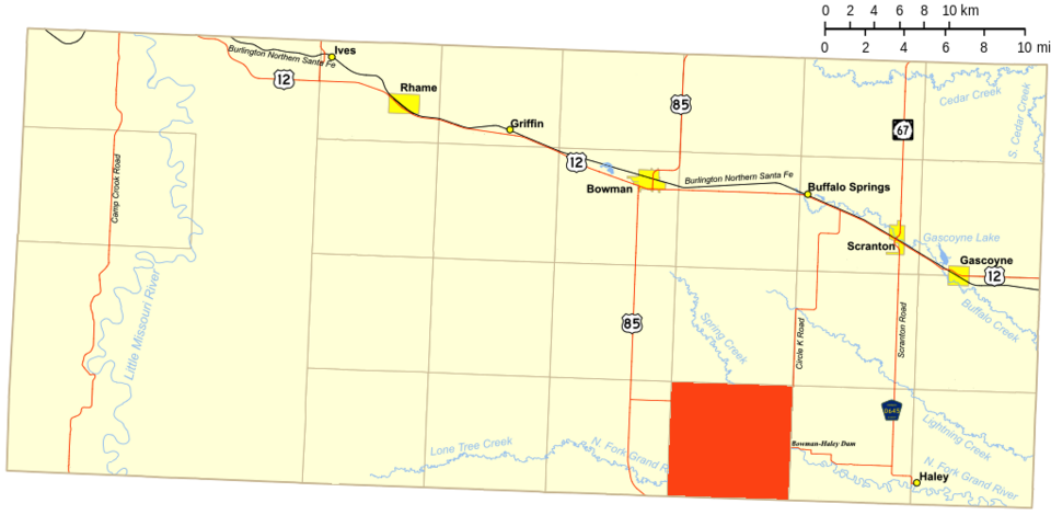 Locator map of Minnehaha