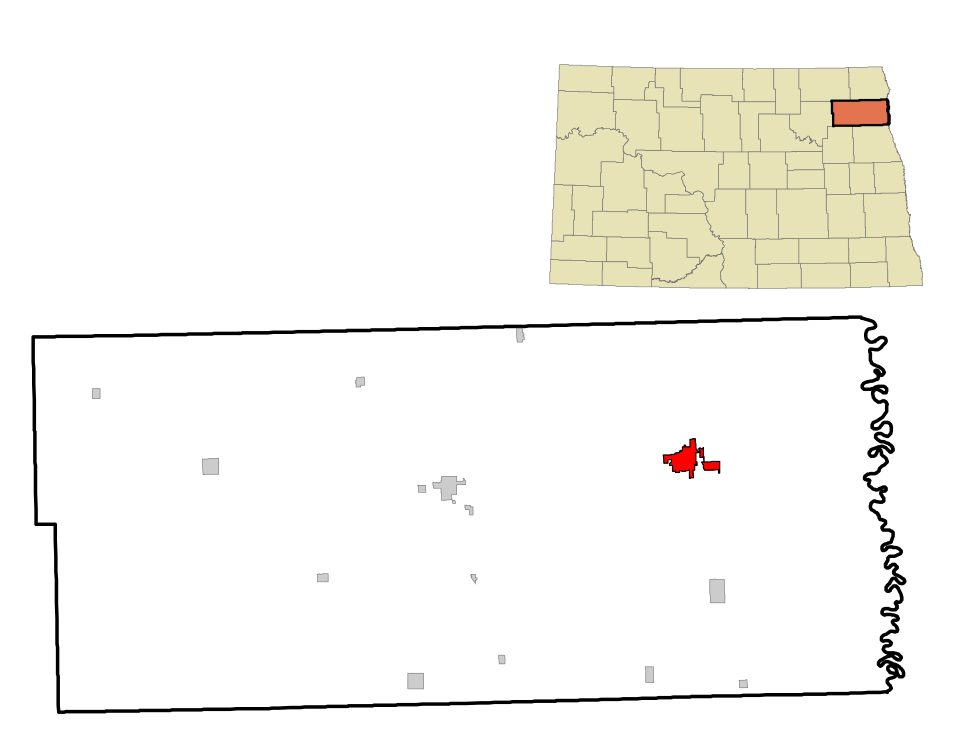 Locator map of Grafton