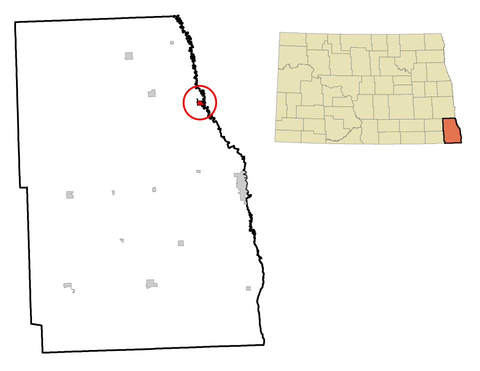 Locator map of Abercrombie