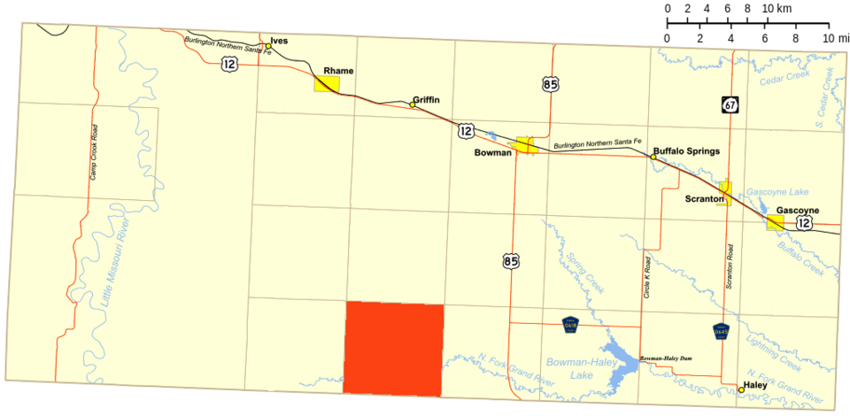 Locator map of Grand River