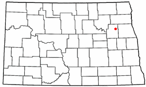 Locator map of Petersburg
