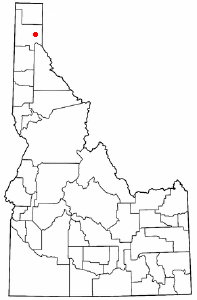 Locator map of East Hope