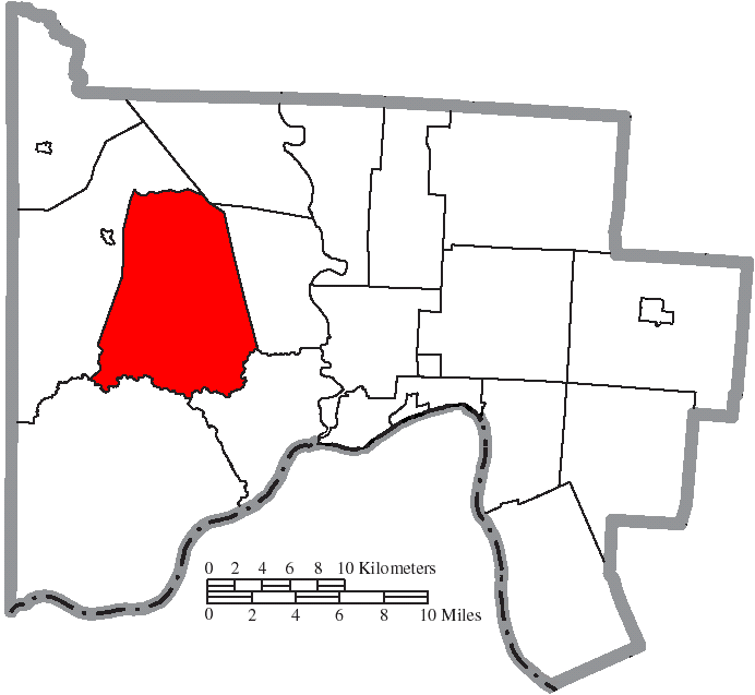Locator map of Union