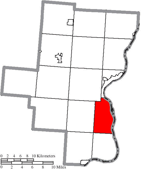 Locator map of Clay