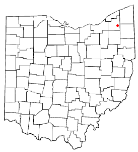 Locator map of Middlefield