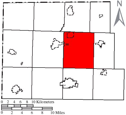 Locator map of Jefferson