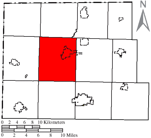 Locator map of Superior