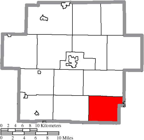 Locator map of Loudon