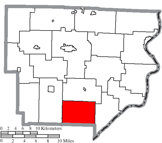 Locator map of Benton
