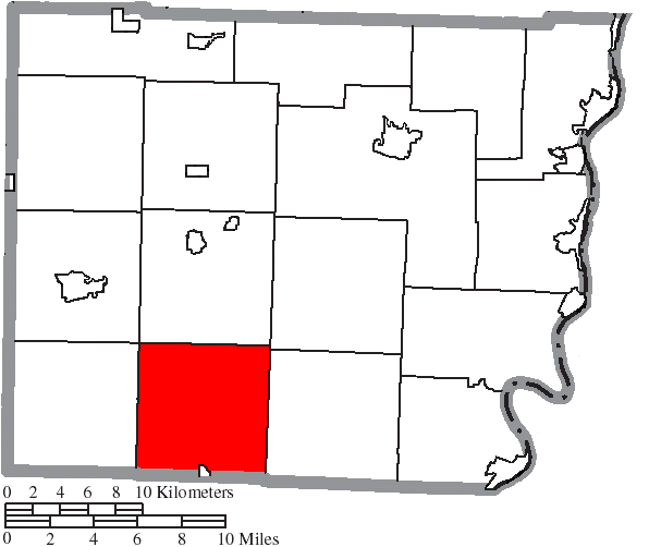 Locator map of Wayne