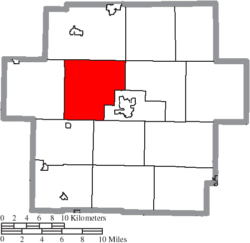 Locator map of Harrison