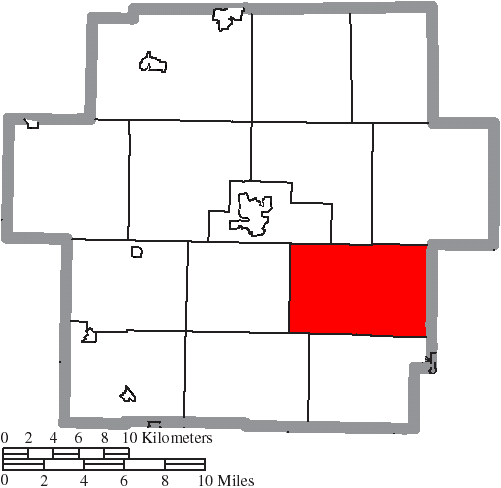 Locator map of Lee