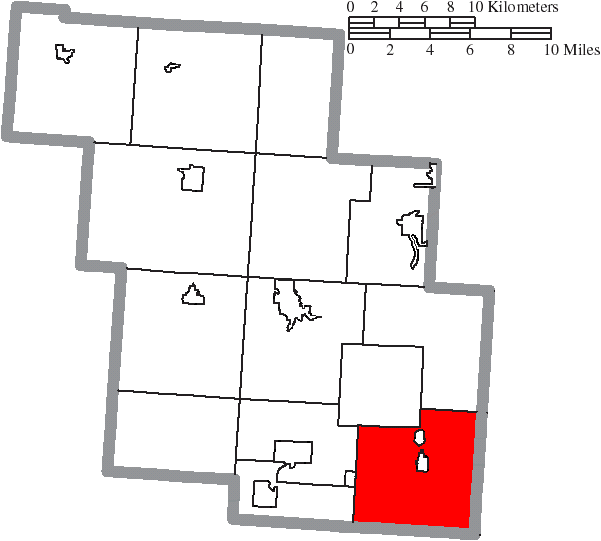 Locator map of Monroe