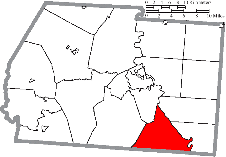 Locator map of Franklin