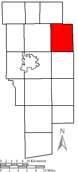 Locator map of Jackson