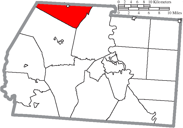 Locator map of Deerfield