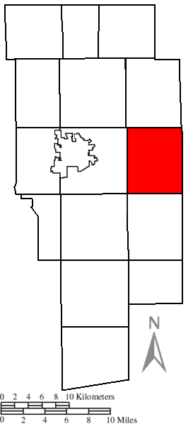 Locator map of Perry