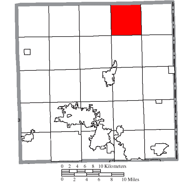 Locator map of Gustavus