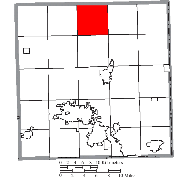 Locator map of Greene